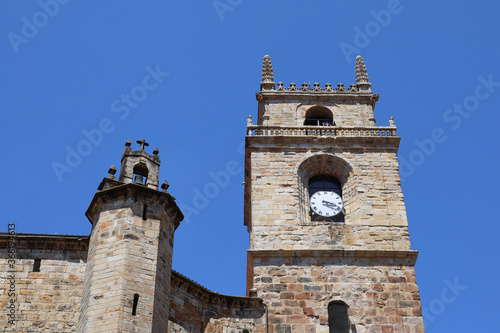 The Basilica Santa Maria de Uribarri in the historic centre of Durango, in the Basque Country, Spain
