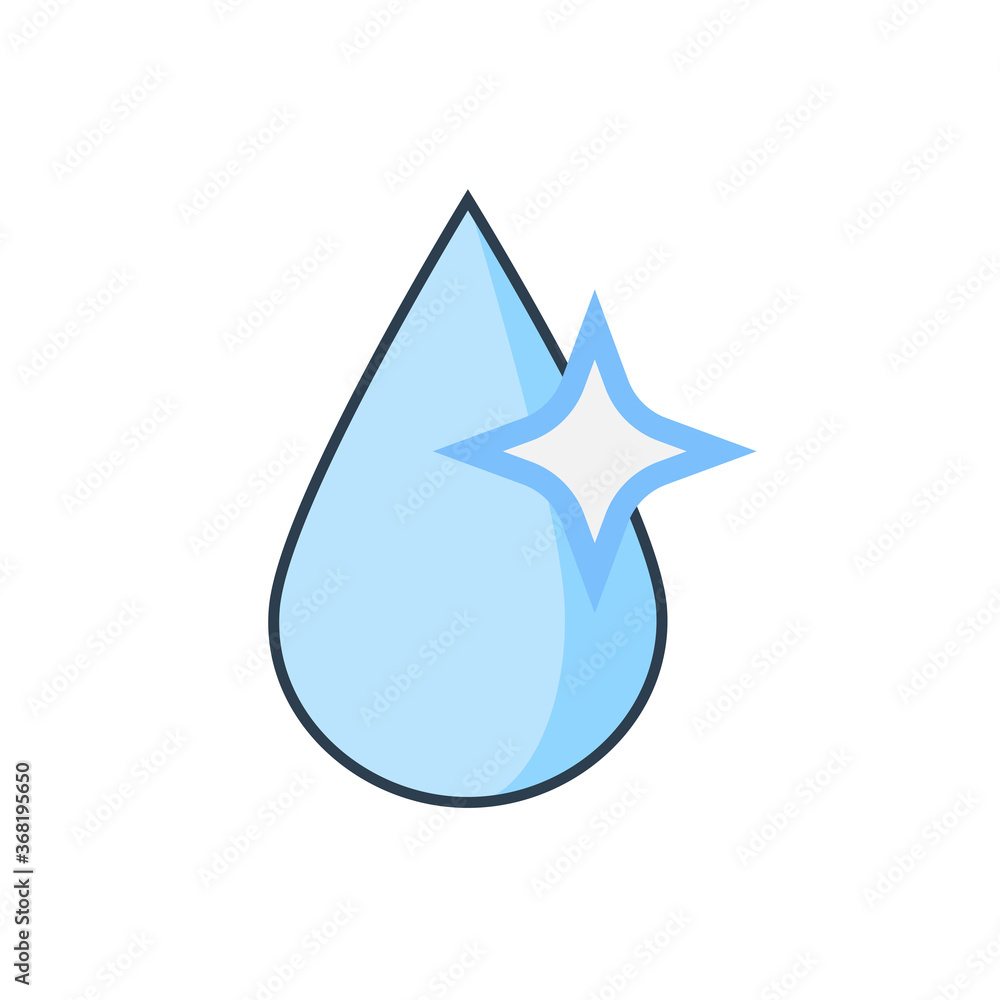 Fototapeta premium Water drop icon
