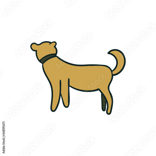 hand drawn dogs vector illustration. Perfect for kids apparel fabric  textile  nursery decoration wrapping paper.