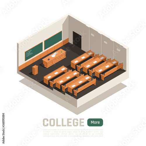 College Hall Illustration