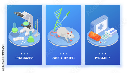 Pharmaceutical Production Vertical Banners