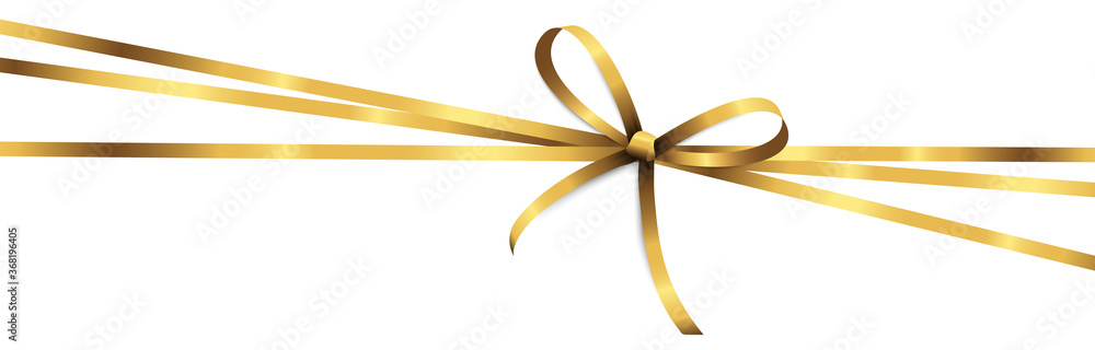 golden colored ribbon bow golden colored ribbon bow