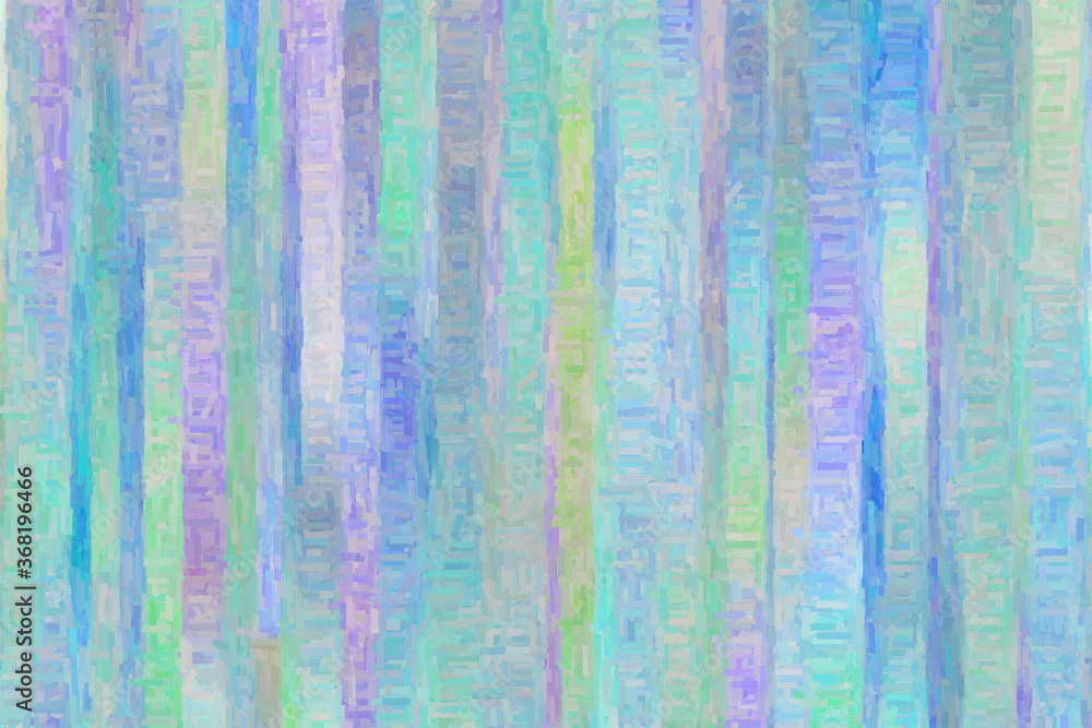 Blue lines or stripes Colorful Impasto abstract paint background.