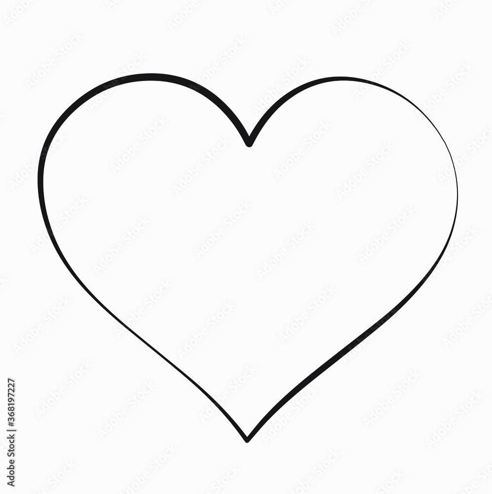 Vector illustration Many heart shapes Vector illustration Many heart shapes