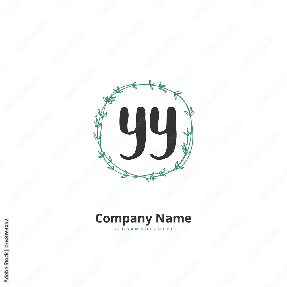 Y YY Initial handwriting and signature logo design with circle. Beautiful design handwritten logo for fashion, team, wedding, luxury logo. Y YY Initial handwriting and signature logo design with circle. Beautiful design handwritten logo for fashion, team, wedding, luxury logo.