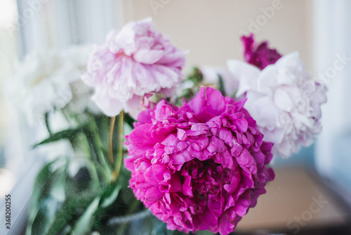 summer flowers in a vase