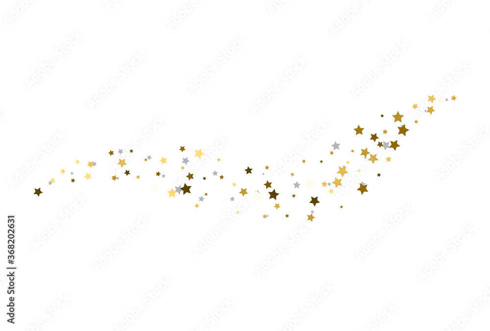 Fototapeta premium Starry a white background. Vector