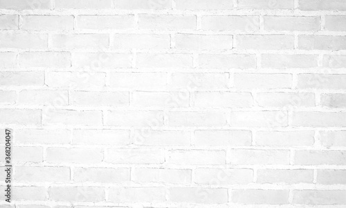Modern white vintage brick wall texture for background retro white Washed Old Brick Wall Surface Grungy Shabby Background weathered texture stained old stucco light gray and paint white brick wall.