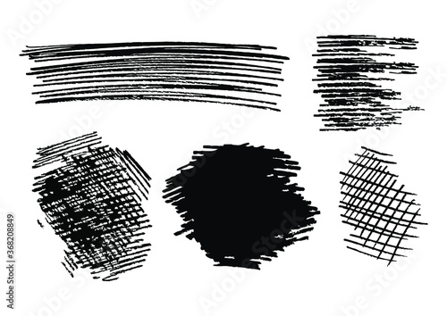 
pencil strokes vector image, textur