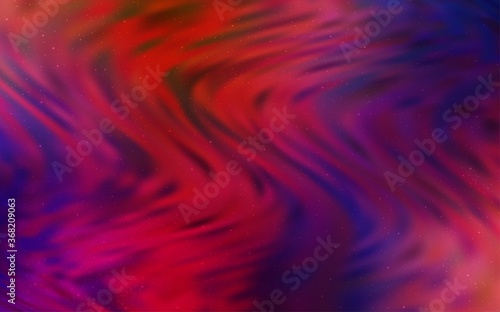 Dark Blue, Red vector background with galaxy stars. Modern abstract illustration with Big Dipper stars. Best design for your ad, poster, banner.