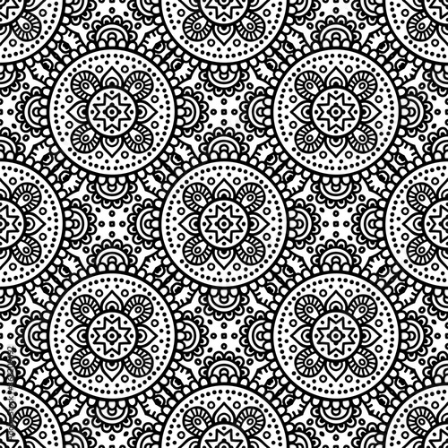 Seamless pattern. Vintage decorative elements