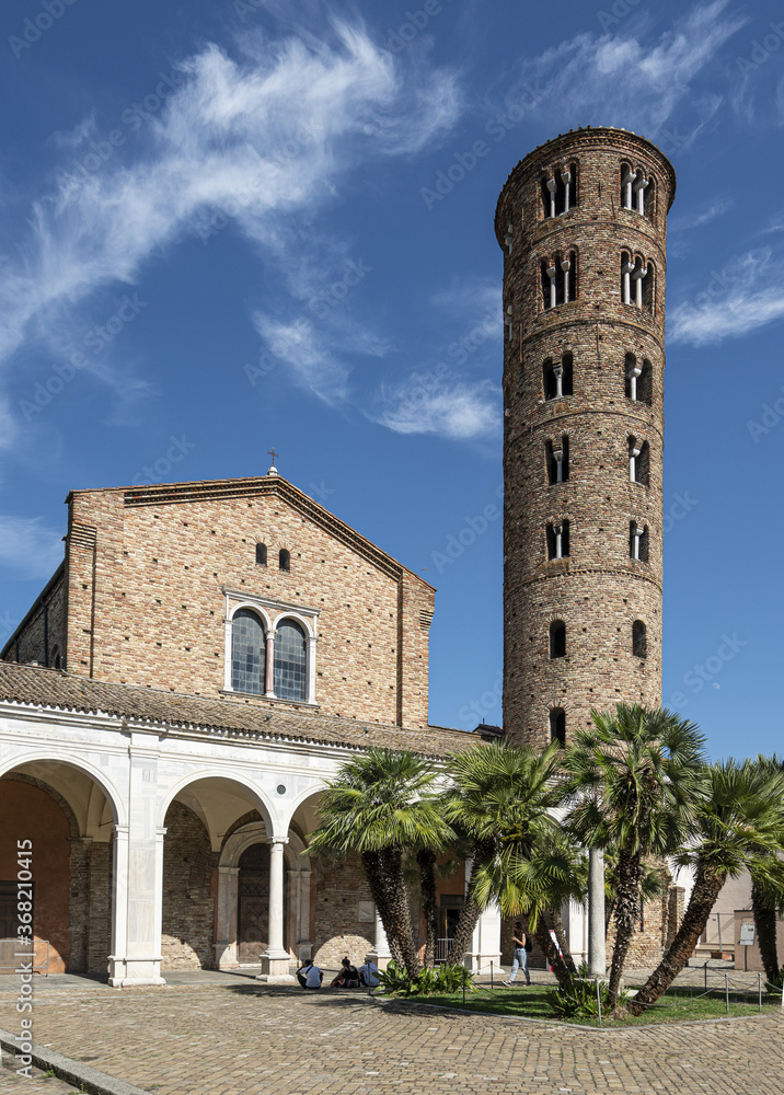 Basilica of Sant'Apollinare Nuovo in Ravenna.