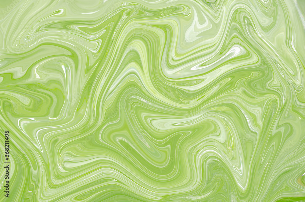 Marbling art, abstract marble swirl texture, pattern background. Gradient fresh green color fluid, liquid paint. Backdrop for advertisement, banners, posters, social media posts or websites. Marbling art, abstract marble swirl texture, pattern background. Gradient fresh green color fluid, liquid paint. Backdrop for advertisement, banners, posters, social media posts or websites.