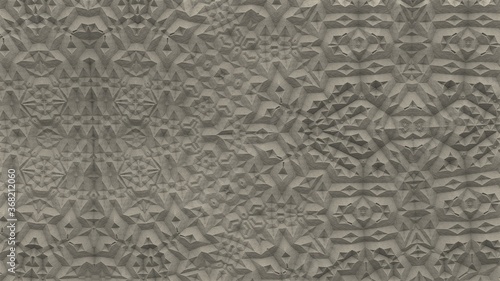 Texture 3D background of recursive fractal pattern 075b