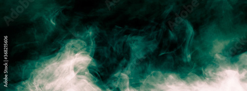 abstract smoke green background