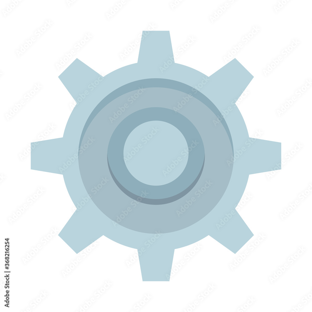 gear machine tool isolated icon