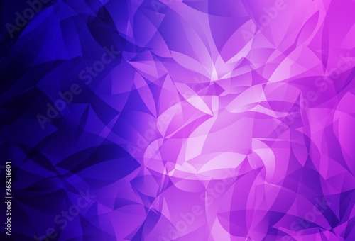 Light Purple, Pink vector abstract polygonal template.