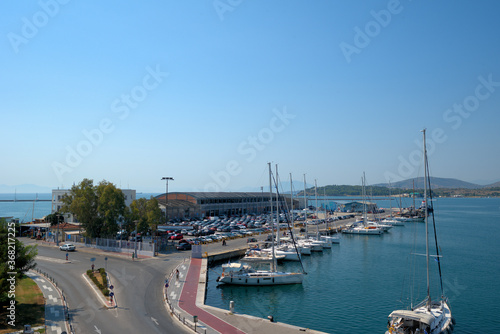 7/30/2020 Greece, Volos Town, the old commercial port. A little tourism, summer season, COVID-19
