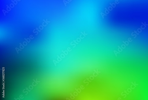 Light Blue, Green vector abstract blurred layout.