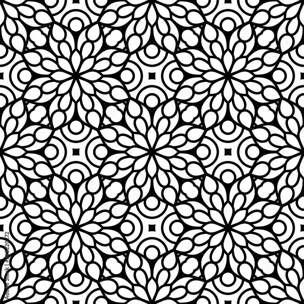 Obraz premium Seamless pattern. Vintage decorative elements