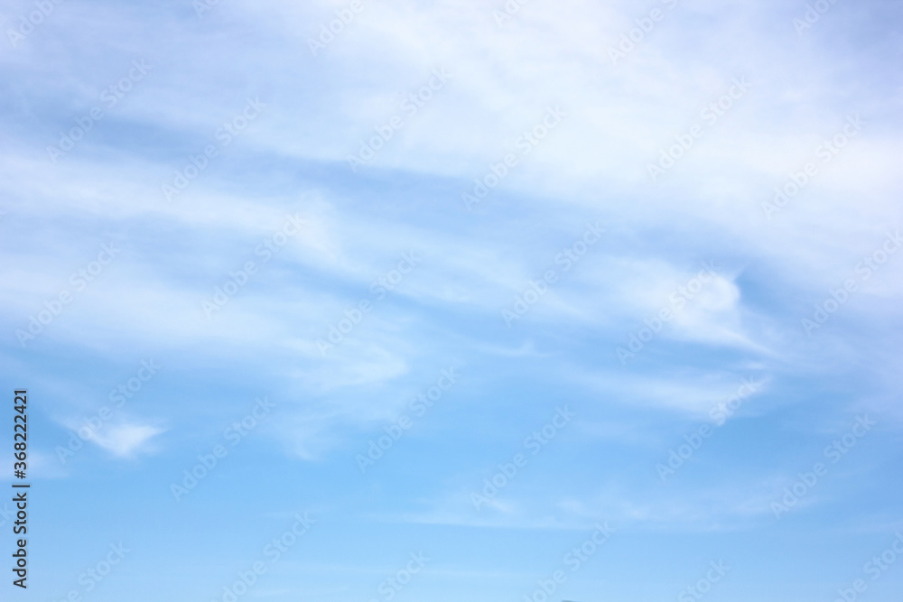 Nice blue sky with gentle clouds Nice blue sky with gentle clouds