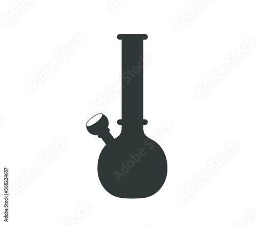 Bong icon. smoking pipe vector icon. 