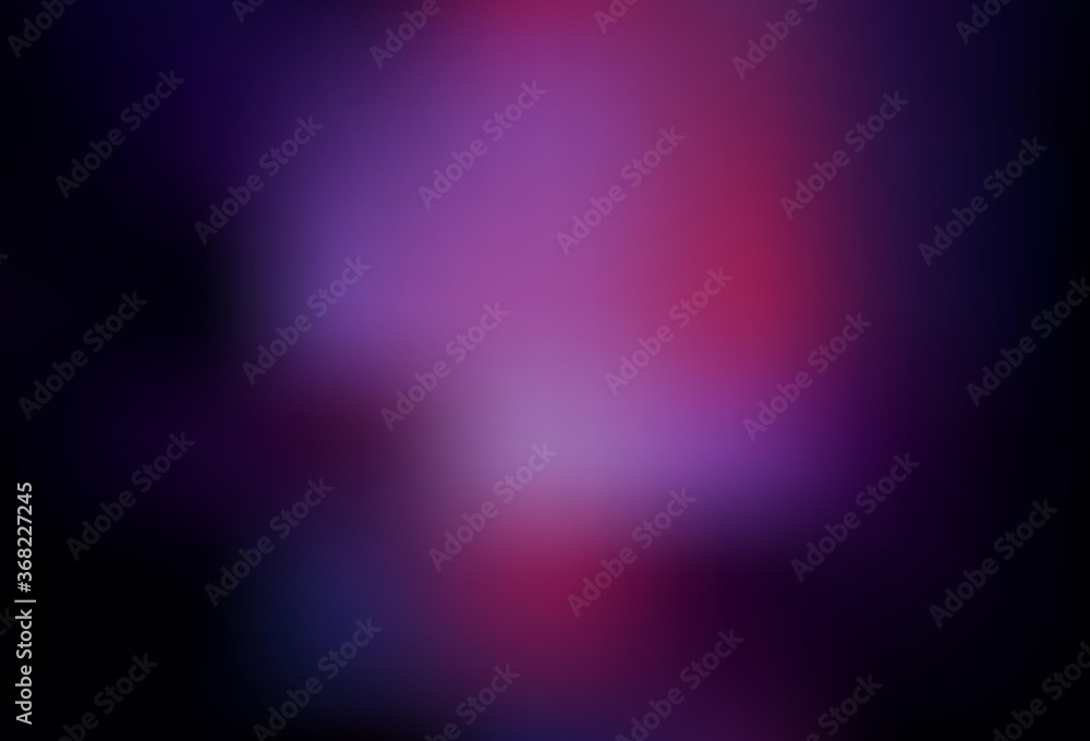 Dark Purple vector blurred shine abstract texture.