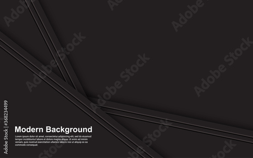Illustration vector graphic of abstract background black and brown color modern design
