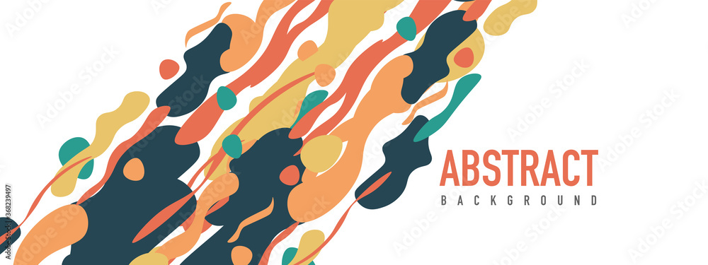 Trendy liquid style shapes abstract design, dynamic vector background for placards, brochures, posters, web landing pages, covers or banners Trendy liquid style shapes abstract design, dynamic vector background for placards, brochures, posters, web landing pages, covers or banners