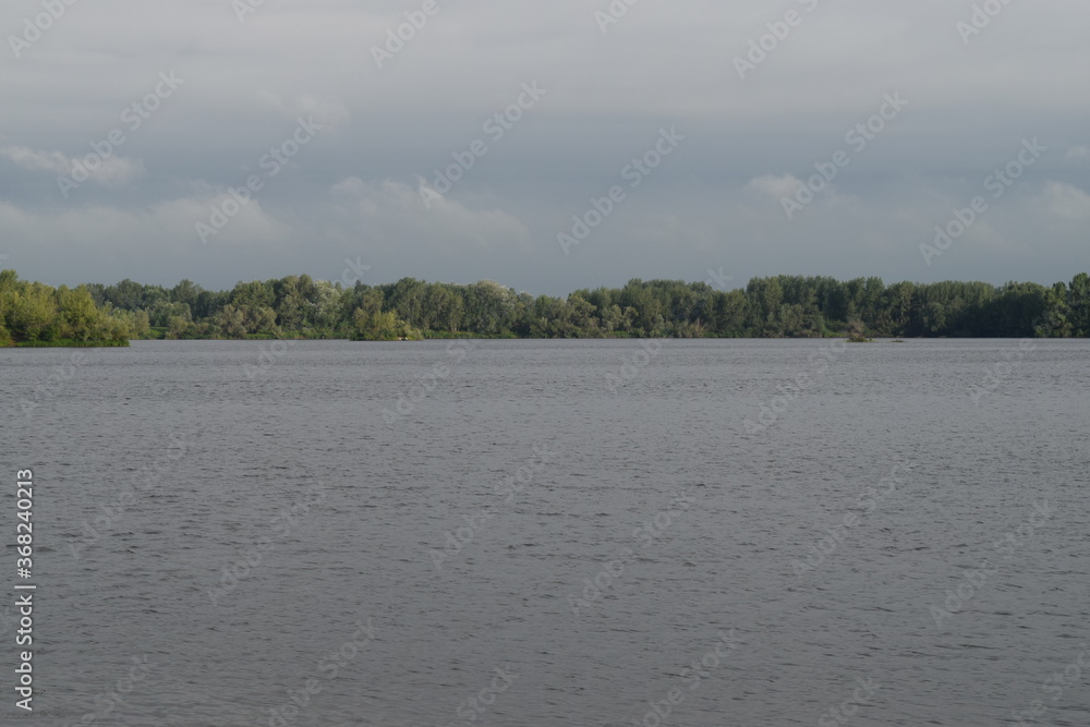 Trees, fields, grass, river collection