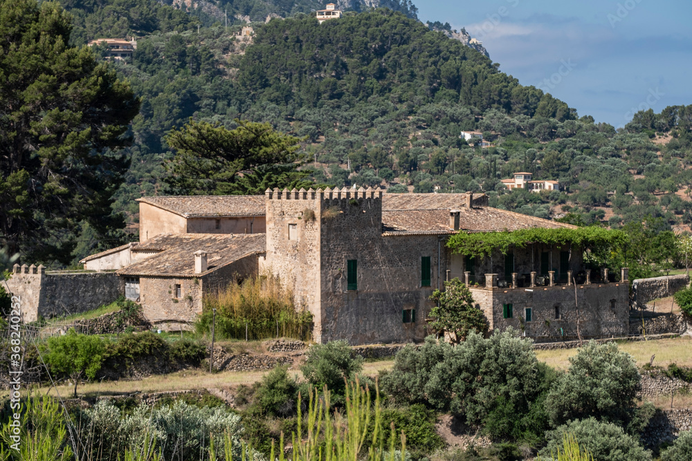 Es Collet fortified house, Estellencs, Mallorca, Balearic Islands, Spain