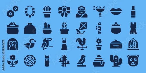 Modern Simple Set of beautiful Vector filled Icons