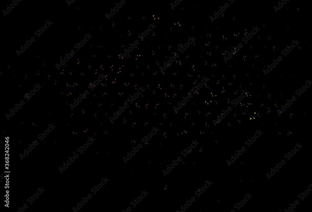 Dark Green, Yellow vector backdrop with lines, triangles. Dark Green, Yellow vector backdrop with lines, triangles.