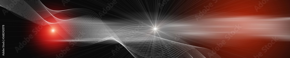 Futuristic particle stripe panorama background design illustration with lights Futuristic particle stripe panorama background design illustration with lights