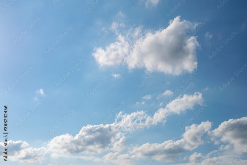 Fototapeta premium Beautiful clouds in natural color. Background texture.