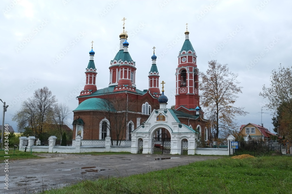 St. George Church in the village Ignatievo (19th century). Moscow region (2013).