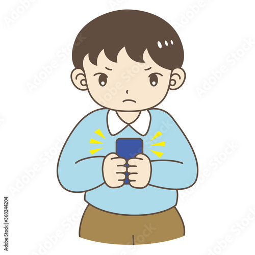 スマートフォン使用時のSNS依存・ストレスを感じる男性