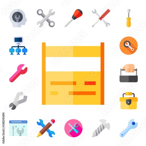 screwdriver icon set