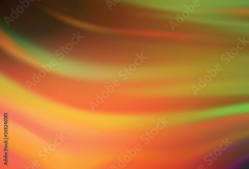 Light Red, Yellow vector blurred and colored pattern.