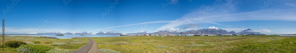 Panorama of Vatnajökull, South Iceland Panorama of Vatnajökull, South Iceland