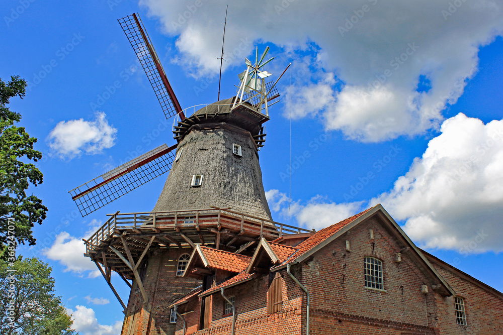 Brockel: Windmühle, Galerieholländer (1860, Niedersachsen)