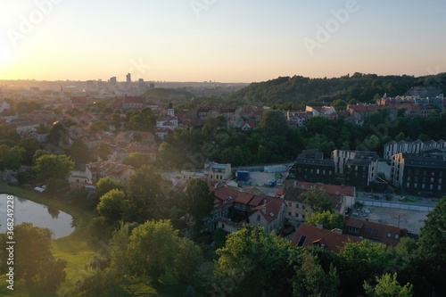 view of vilnius old city 
