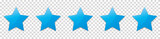 5 blue stars for customer produkt rating 