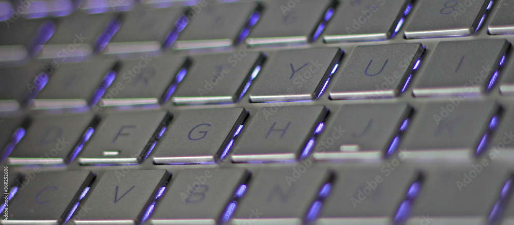 Fototapeta premium Closeup of keyboard