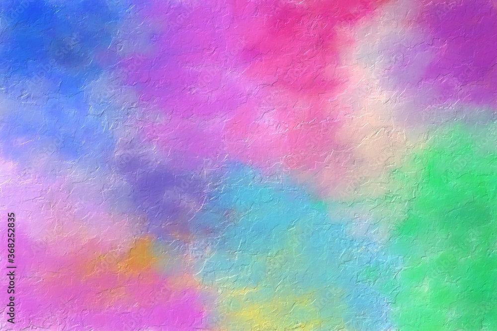colorful abstract thick brush strokes background