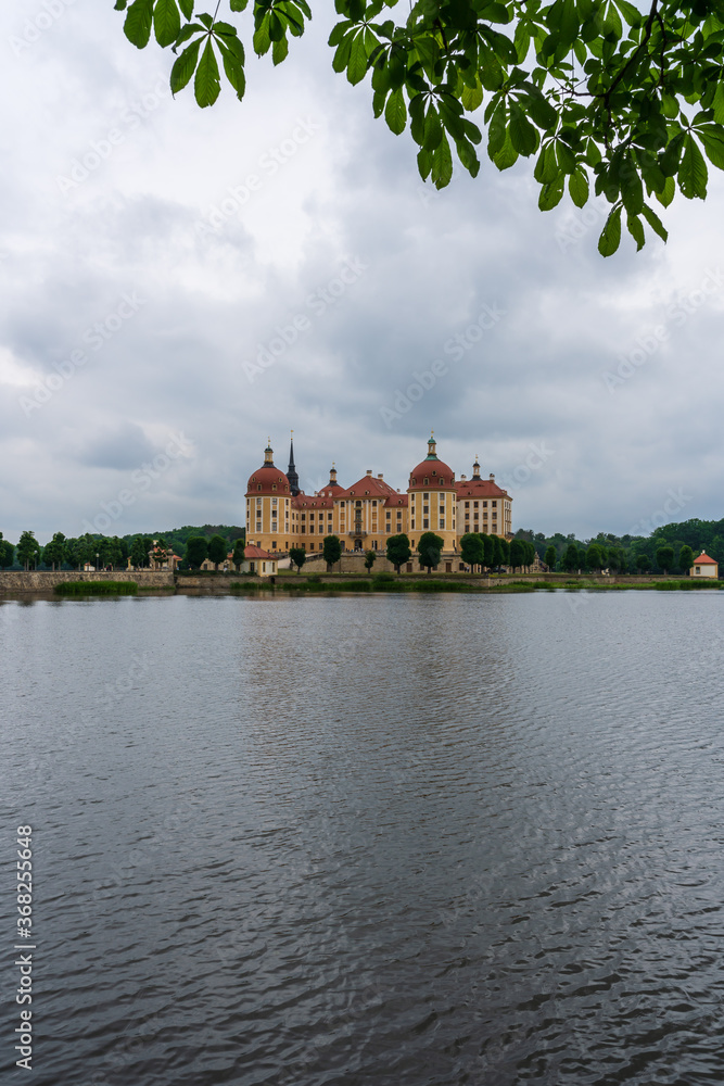 Obraz premium Moritzburg Castle, Baroque Palace in Saxony