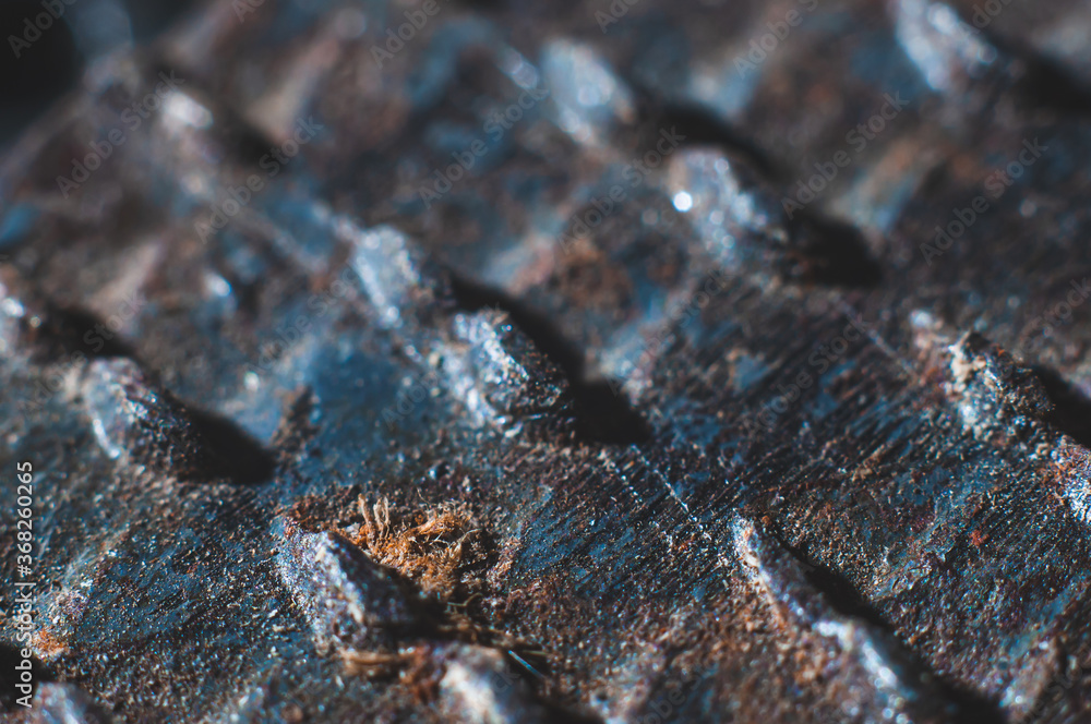 File on wood close-up, macro photography File on wood close-up, macro photography