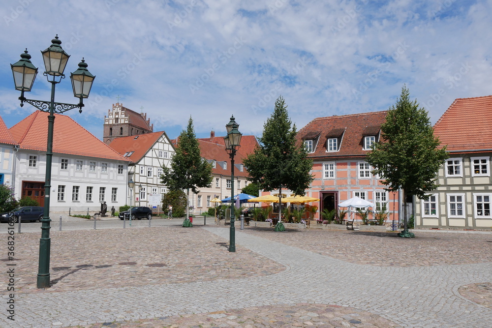 Marktplatz Historischer Stadtkern Angermünde
