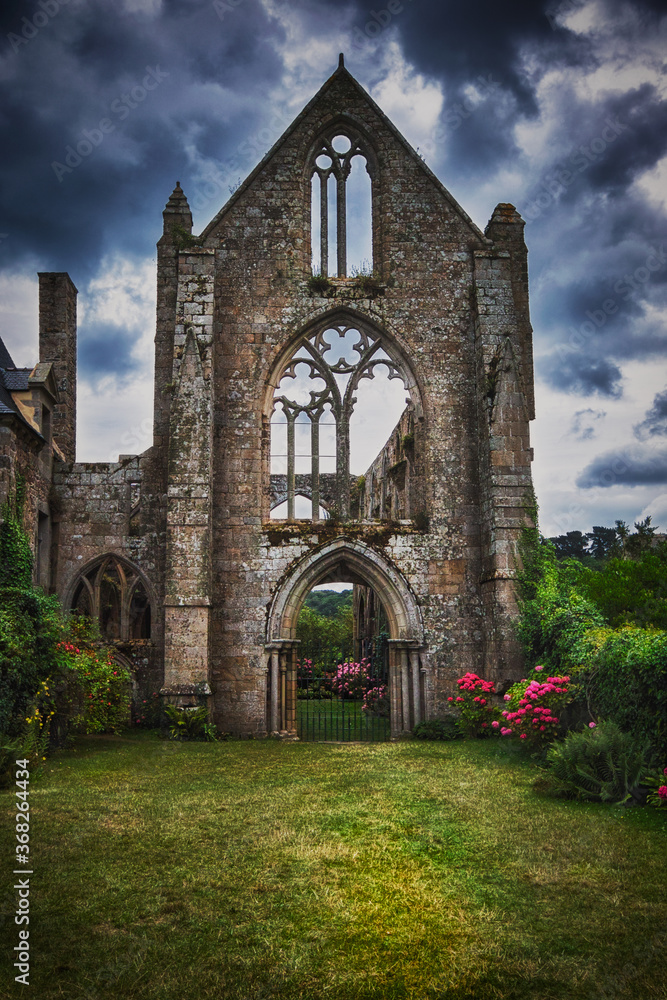 Old Abbaye Maritime de Beauport, in Paimpol, Côtes-d'Armor, Brittany, France. Built in the early 13th century, it is located in the Côtes-d'Armor. The monastery is classified as a historical monument. Old Abbaye Maritime de Beauport, in Paimpol, Côtes-d'Armor, Brittany, France. Built in the early 13th century, it is located in the Côtes-d'Armor. The monastery is classified as a historical monument.