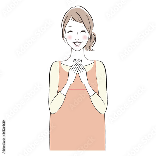 嬉しい妊婦　安心